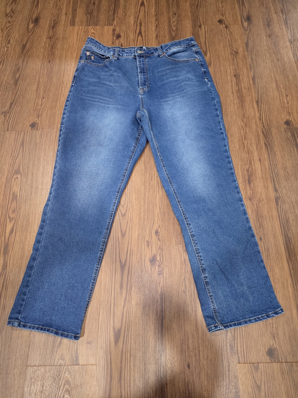 Frye Women's Straight-Leg Jeans in Blue Wash